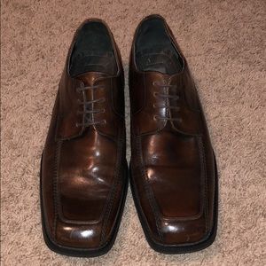 Men’s Natha Studio Brown Leather Dress Shoes